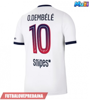 Lacne Muži Futbalové dres Paris Saint-Germain Ousmane Dembele #10 2026-27 Krátky Rukáv - Preč